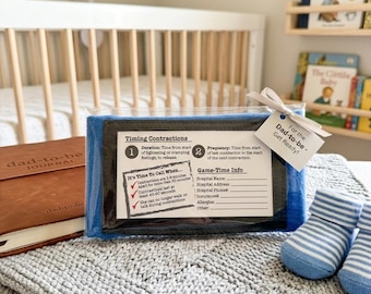 Babyshower Gift for Dad | Labor & Delivery Tips and Tricks Armband (Gender Neutral Basics) + Humor