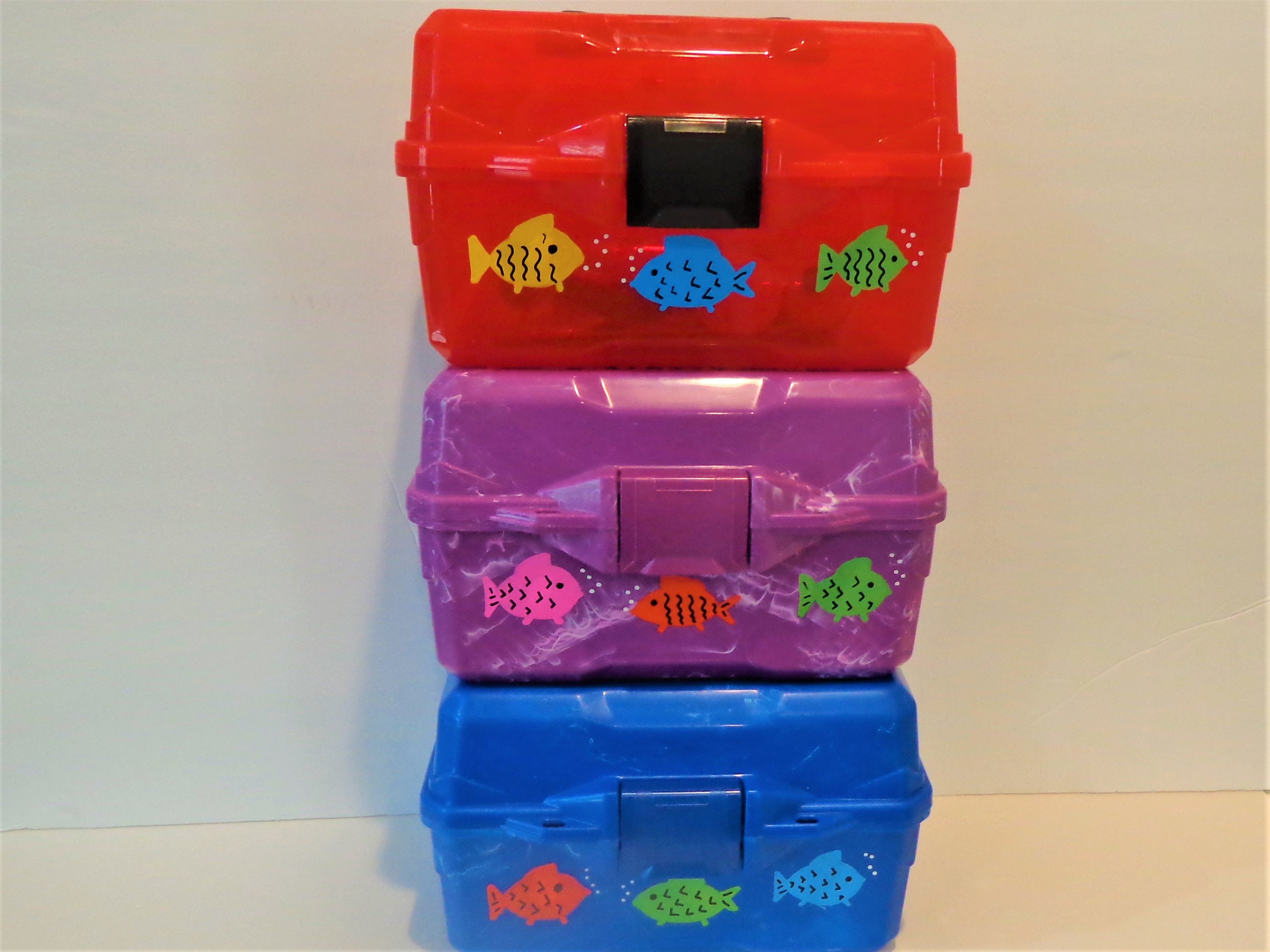 Kids Personalized Fishing Tackle Box 