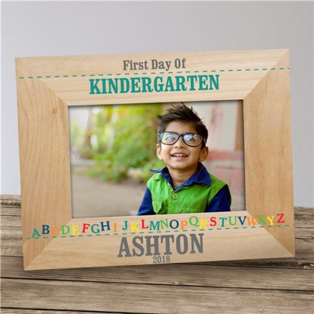 First Day of School Picture Frame/school Gifts/personalized Frames Etsy