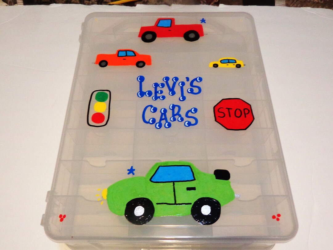 Personalized Toy Car Case/storage Case for Boys/hot Wheels Car Case