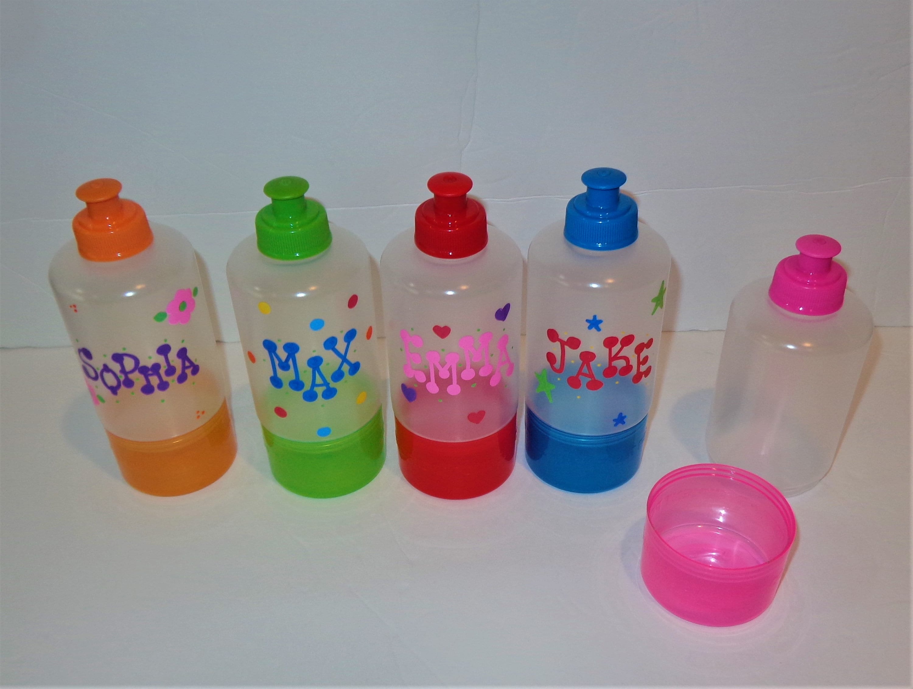 Sip and Snack Water Bottle with snack holder | Etsy