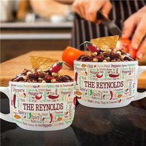 Personalized Ceramic Chilli Bowl