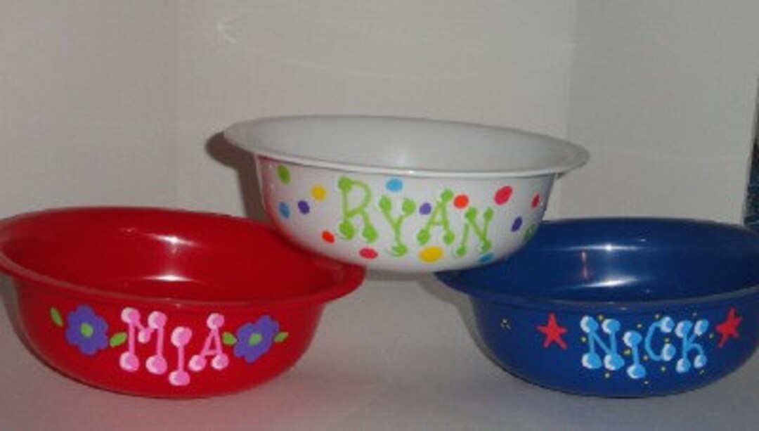 Personalized Snack Bowl/cereal Bowl/popcorn Bowl/soup Bowl Etsy
