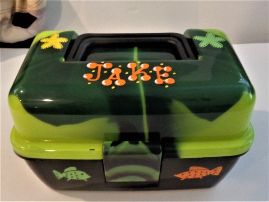 Personalized Kids Tackle Box With Fishing Gear -  Canada