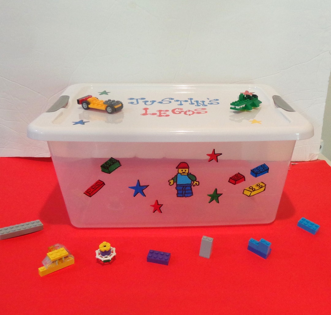 Personalized Building Bricks and Blocks Storage Case/storage Box - Etsy