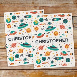 Personalized Folders for School/Space theme