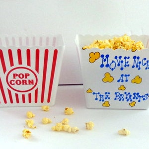 Personalized Popcorn Tub/popcorn holder/snack holder