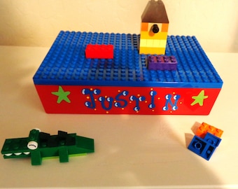Personalized Building Blocks Storage Box