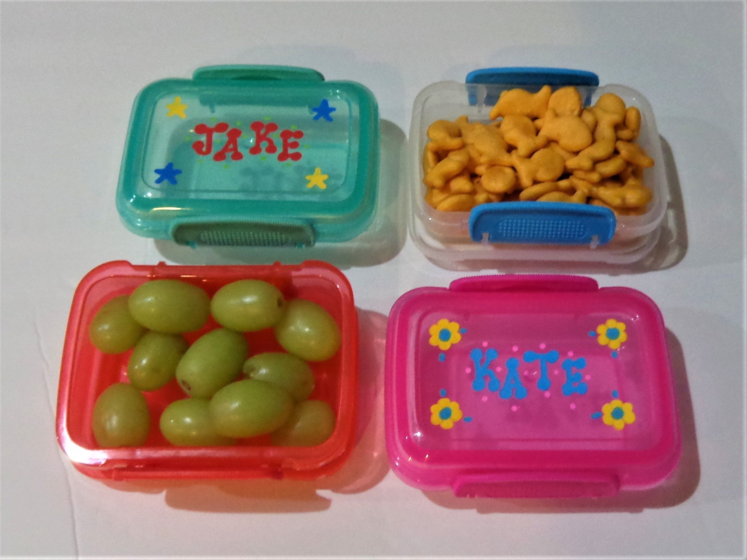 Personalized Snack Holder/kids Snack Container 