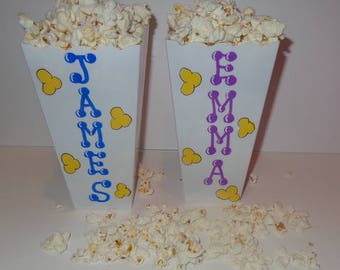 Personalized Popcorn Holder/Bucket/Bowl/Personalized Party Favors