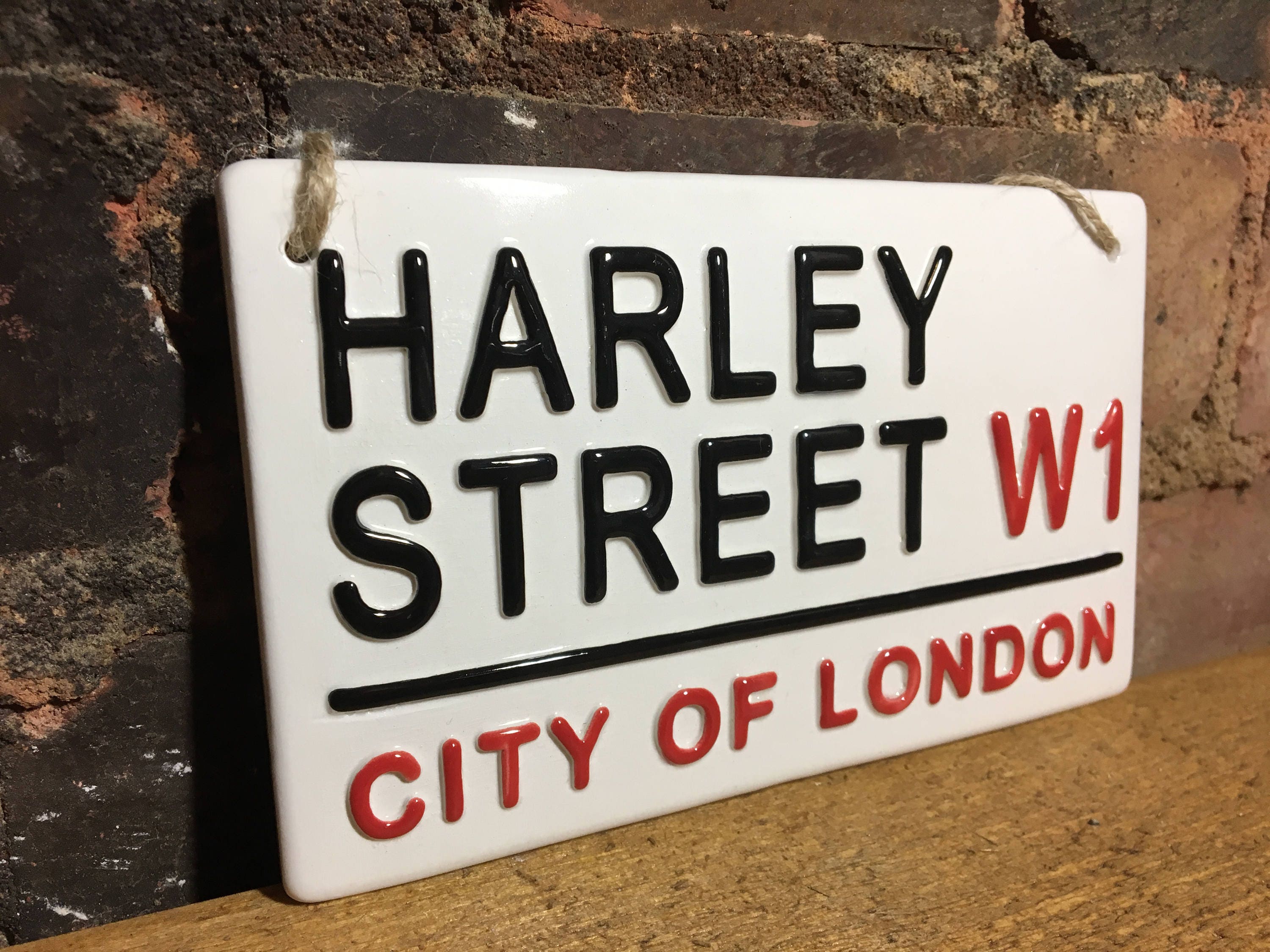 HARLEY Streetlondon Street Signsplastic Surgerybotoxgifts Etsy