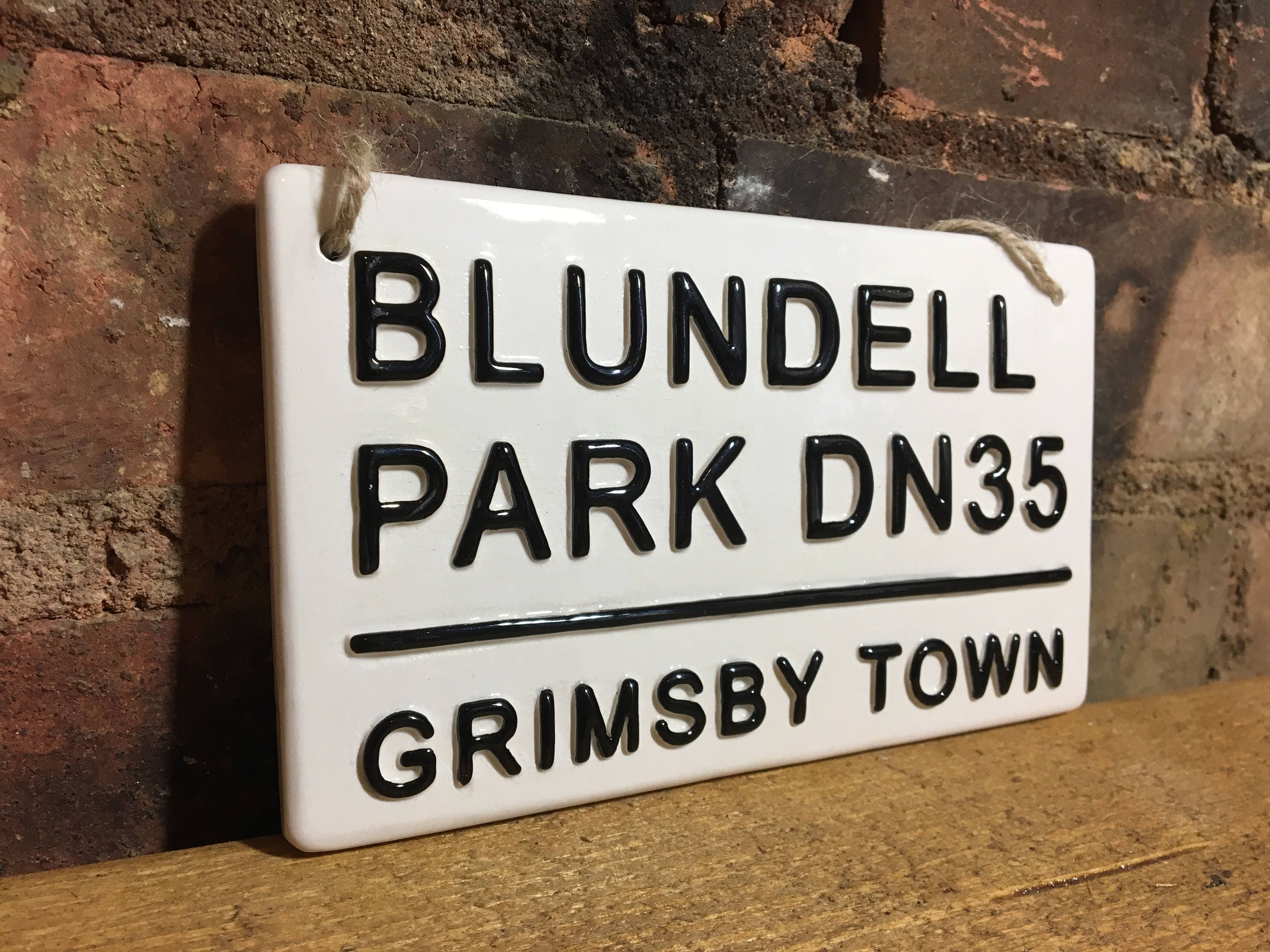 GRIMSBY TOWNBlundell ParkFootball Street SignLondon Street Etsy