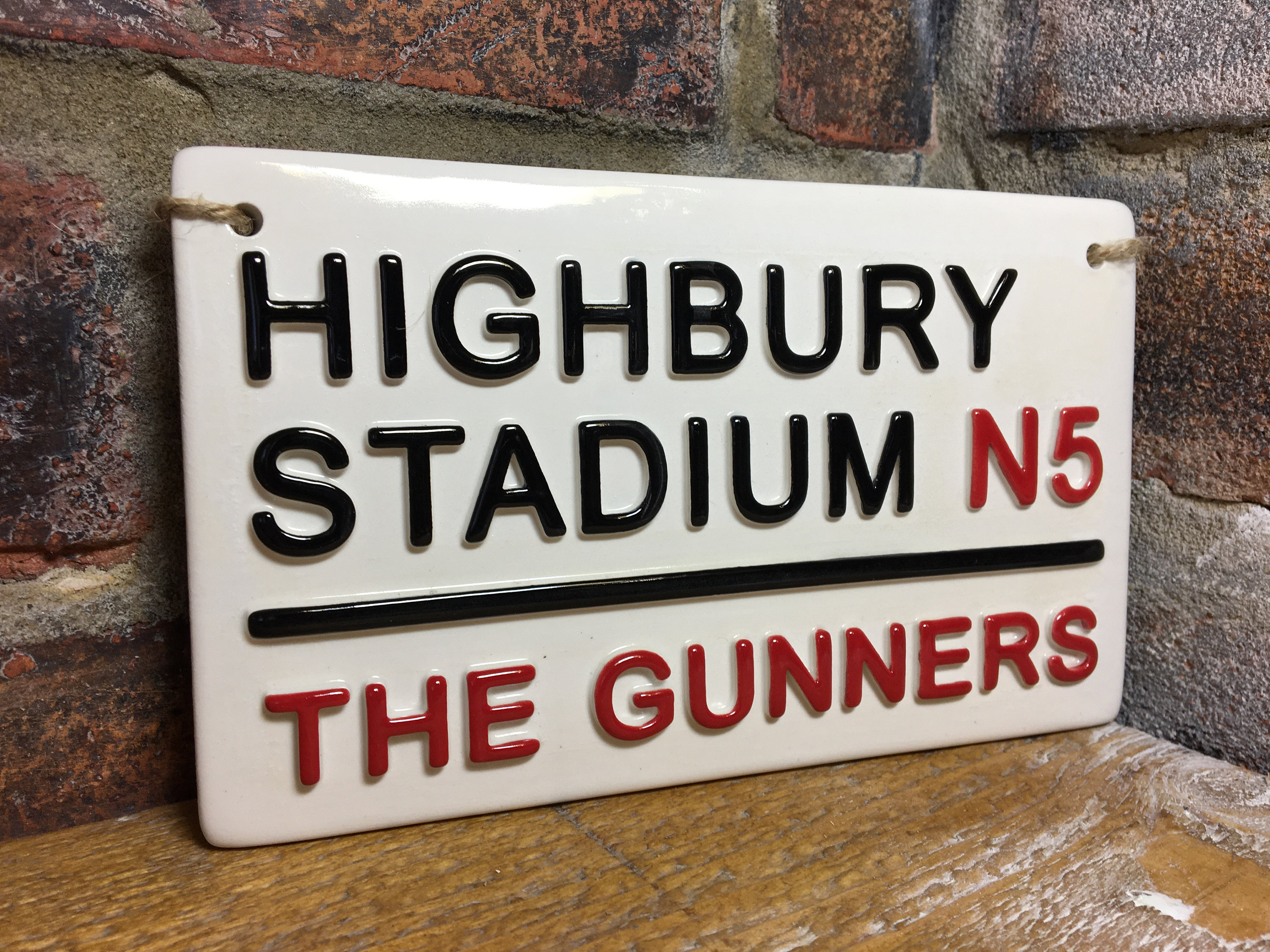 ARSENAL-Highbury Stadium-The Gunners-London Street Sign-Football Sign-Football plaque-Arsenal sign-football gifts-Father’s day gifts