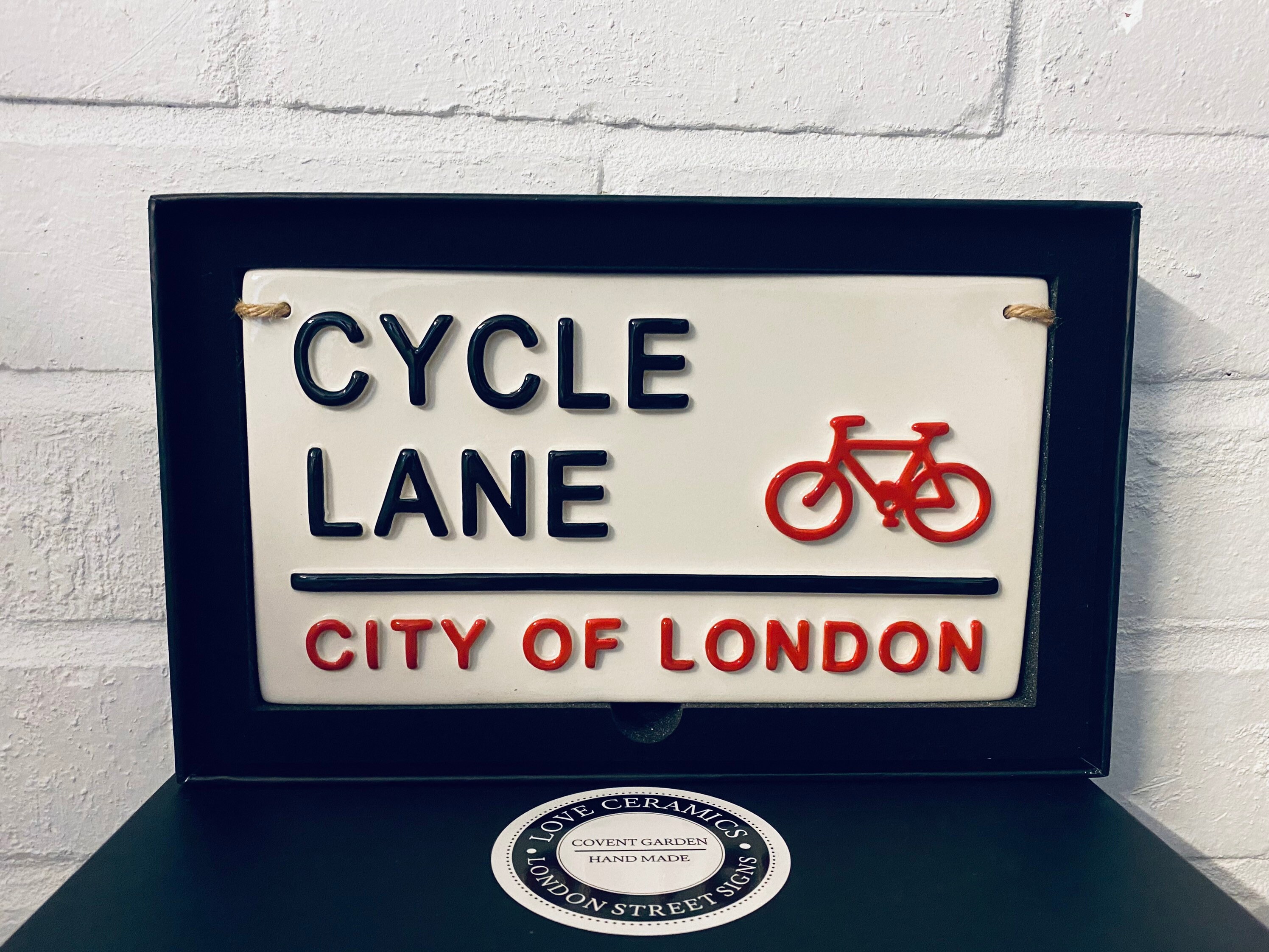 CYCLE LANE - ロンドンの道路標識 - 自転車に乗る - 自転車