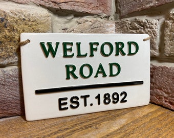 LEICESTER TIGER’S-Welford Road-Rugby Team-Rugby Sign-Rugby Stadium-Rugby Gift-Rugby Union-Sports Sign-Christmas-England Rugby-Gifts for him