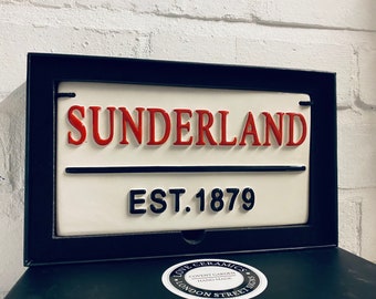 SUNDERLAND-Stadium of Light-Football Club-Football Gift-Football Stadium-Football Sign-Football Gifts-Football-Home bar decor-Father's Day