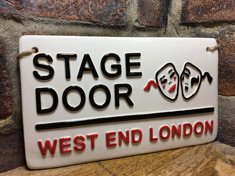 STAGE DOOR-West End London-Sock and Buskin- musical comedy Christmas gifts