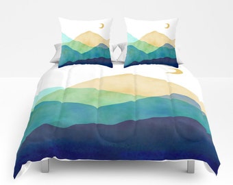 Mountains Duvet Cover Personalized