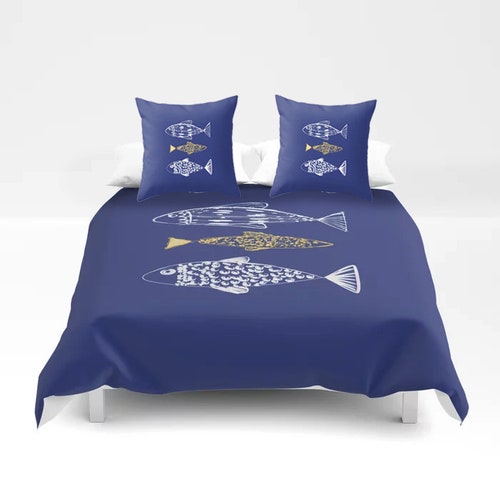 Coastal bedding set Nautical authentic Duvet Cover Comforter