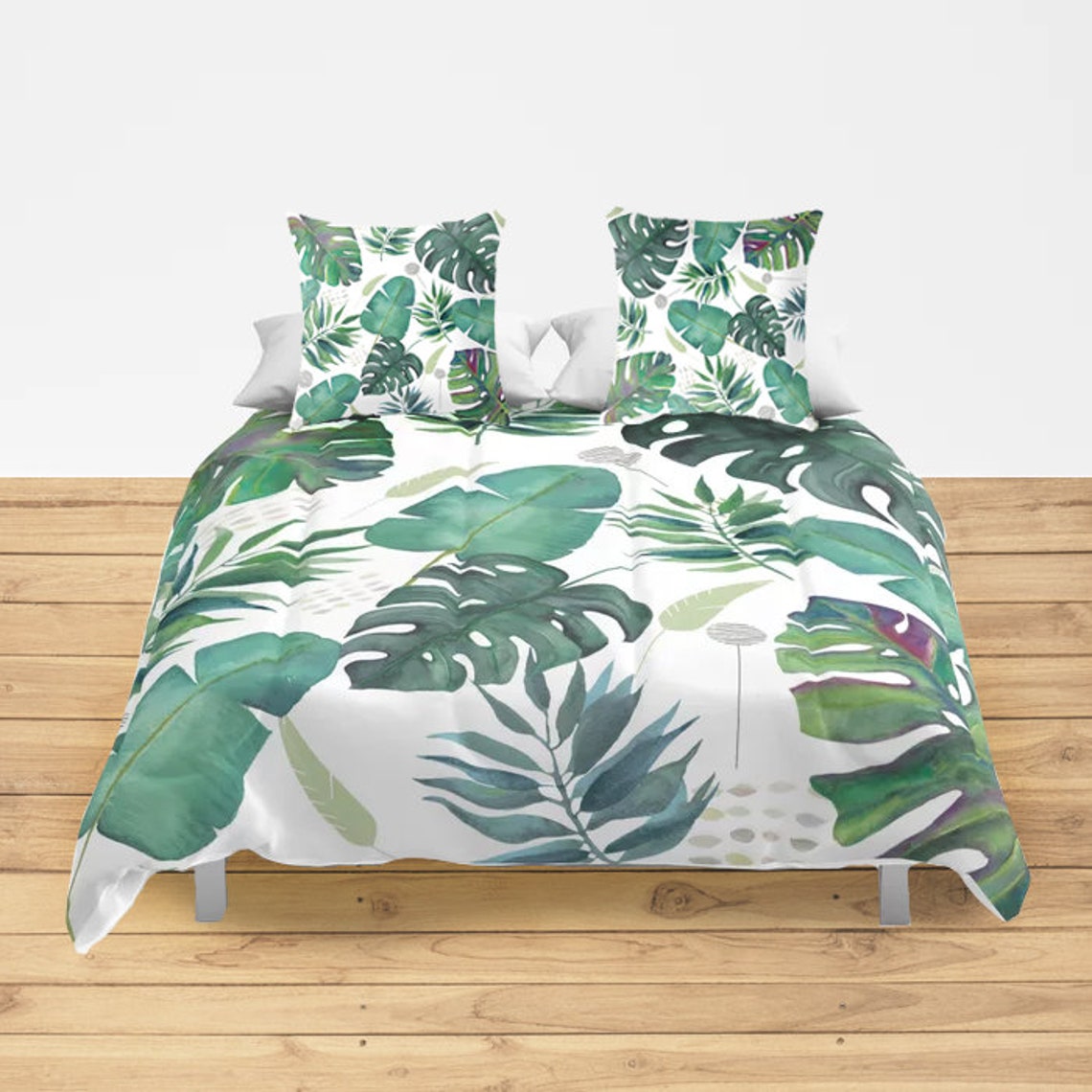 Tropical Bedding Set Duvet Cover Personalized Etsy
