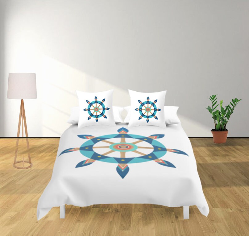 Twin Bedding Set Sailboat Nautical Beach Boy Toddler Kids Comforter Gift New
