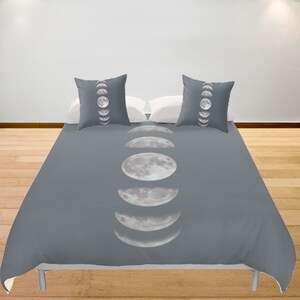 Moon Phases Duvet Cover Personalized