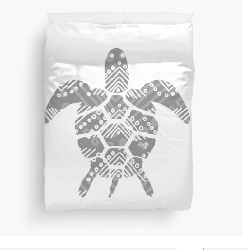 Tortoise Duvet Cover Twin Full Queen King Bedding Turtle Image 0