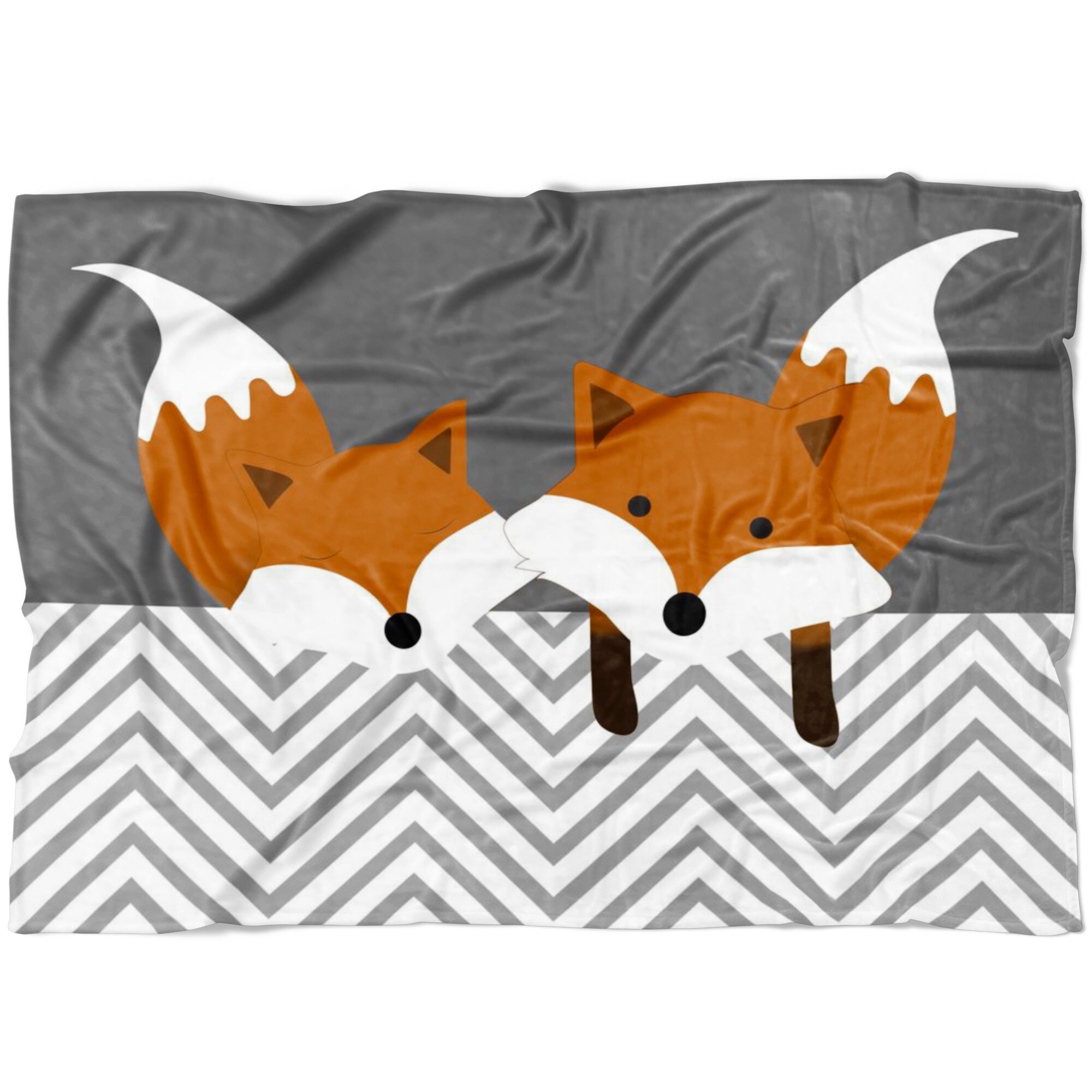 Foxes throw Blanket Custom Small Medium Large Sofa soft Cozy Etsy