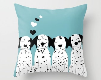 VepaDesigns Dog Kawaii Dalmatian Breed Puppy Tricks Animal Dog Lover Gifts Throw Pillow 16x16 Multicolor VepaDesigns Dog Kawaii Dalmatian Breed Puppy Tricks Animal Dog Lover Gifts Throw Pillow 16x16 Multicolor