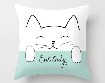 Cute Cats Pillow Personalized