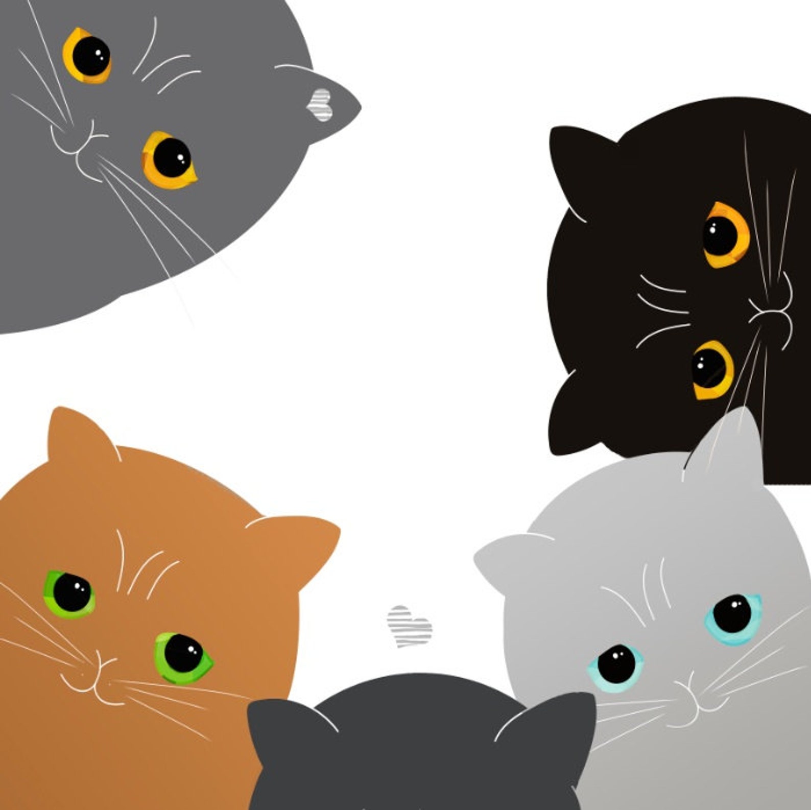 Cat Duvet Cover Black and White Personalized Etsy