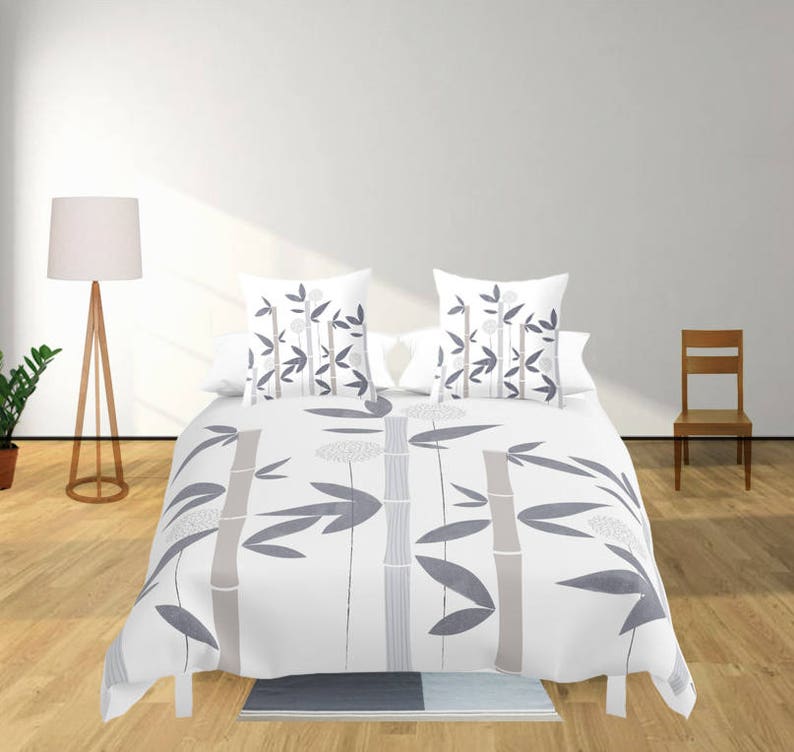 Nature Theme Asian Duvet Cover Or Comforter Set Personalized Image 0