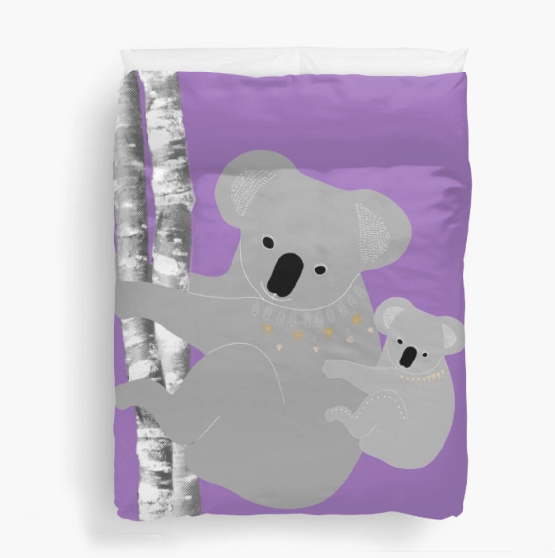 Koala Bears Duvet Cover Personalized Color Twin Full King Etsy