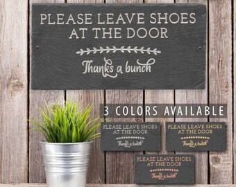 Thanks a Bunch Create Your Own Message Personalized Etched Wall Slate Sign