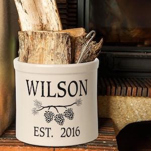 Personalized 2 Gallon Crock Pot 4 Colors Available