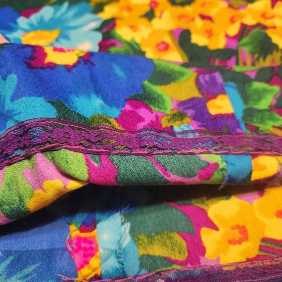 Vintage 60s Flower Power Maxi Hostess Dress Groov… - image 7