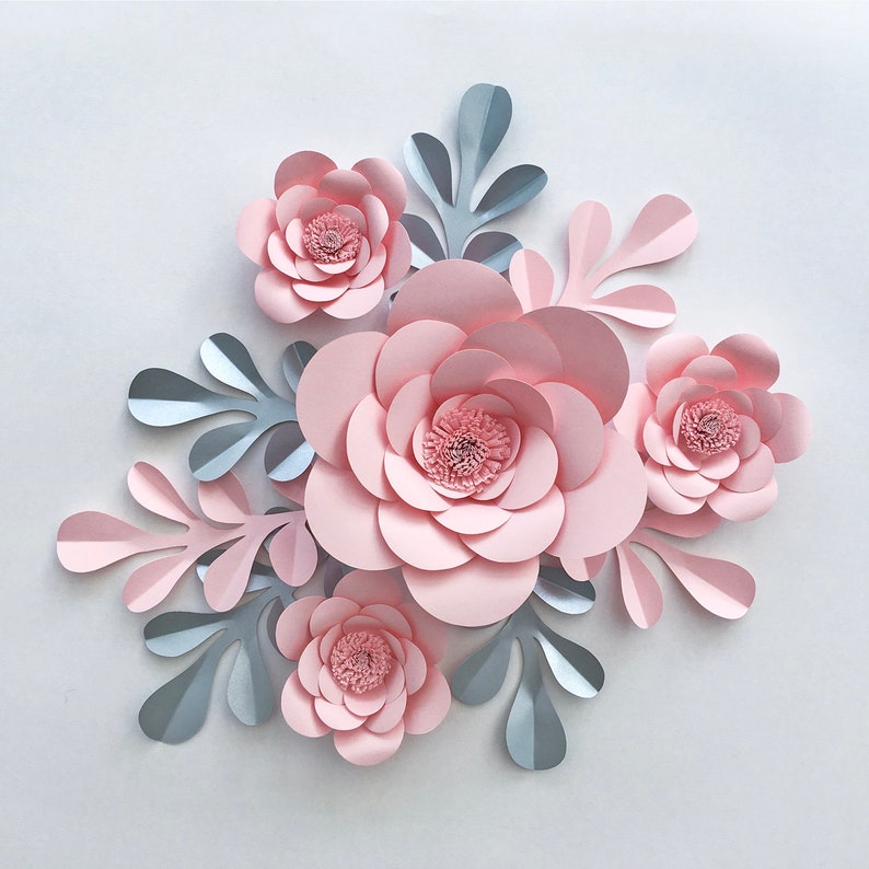 Small Paper Flower Display Paper Flowers Paper Flowers Wall Decor Paper Flower Backdrop Paper Flower Decoration Paper Flowers Wall