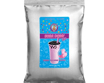 Mezcla de algodón de azúcar premium para bebidas de burbujas de Buddha Bubbles Boba (1 kg)