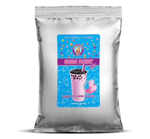 Cotton Candy Boba / Bubble Drink Mix Powder by Buddha Bubbles Etsy