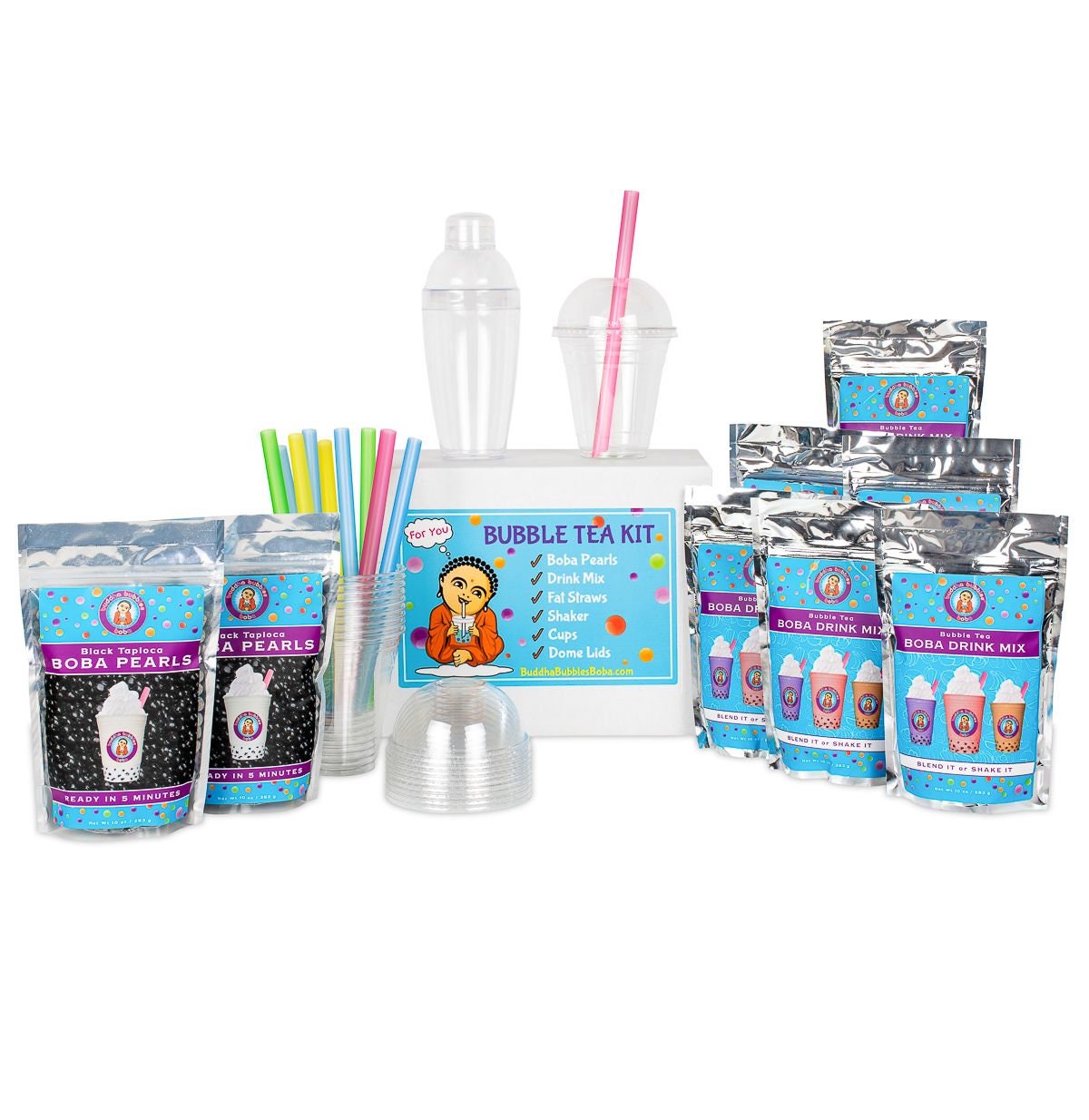 The Ultimate Diy Boba Bubble Tea Kit Classic Flavors 60 Etsy