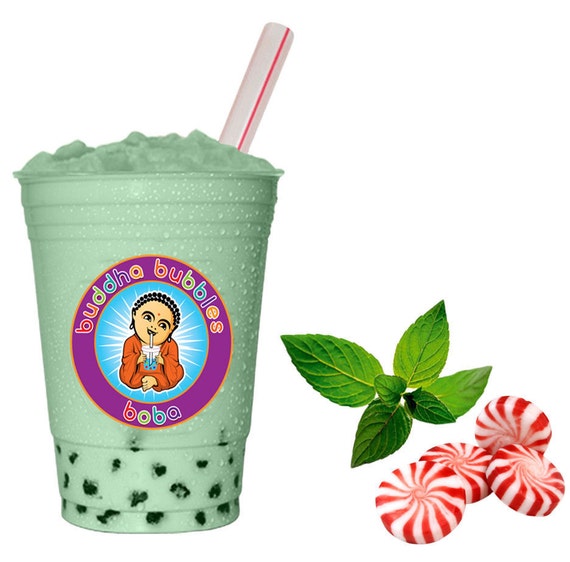 1 Pound Peppermint Boba / Bubble Tea Powder Makes 20 Drinks Etsy