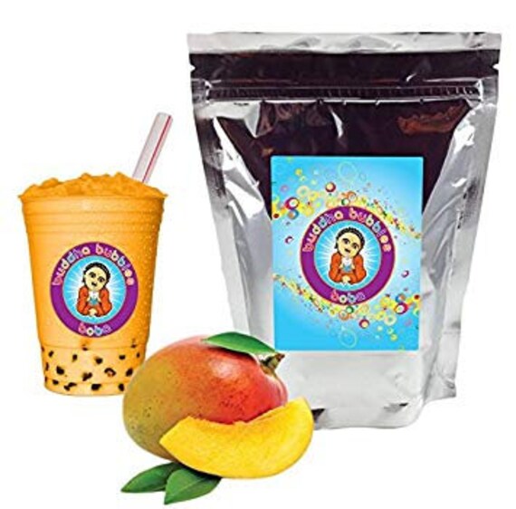 Mango Boba / Bubble Tea Drink Mix Powder By Buddha Bubbles Etsy