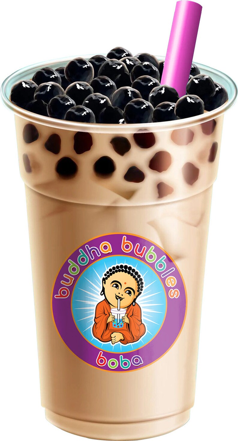 CAFE LATTE COFFEE Boba / Bubble Tea Drink Mix Powder By Buddha Bubbles Boba image 3