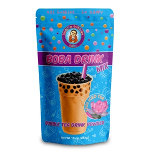 THAI ICED TEA Drink Mix Powder by Buddha Bubbles Boba (10 Ounce)