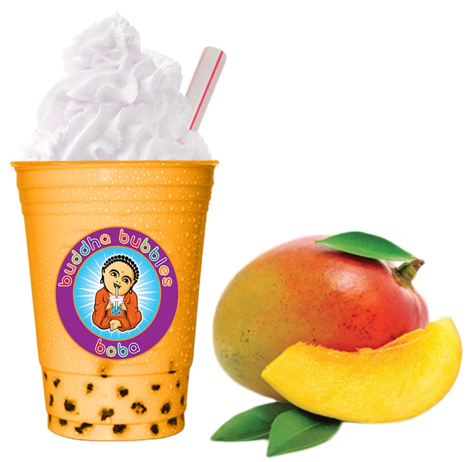 Mango Boba / Bubble Tea Powder Make 45 Drinks de Buddha Etsy