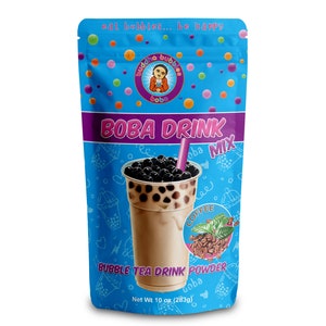 CAFE LATTE COFFEE Boba / Bubble Tea Drink Mix Powder By Buddha Bubbles Boba image 1