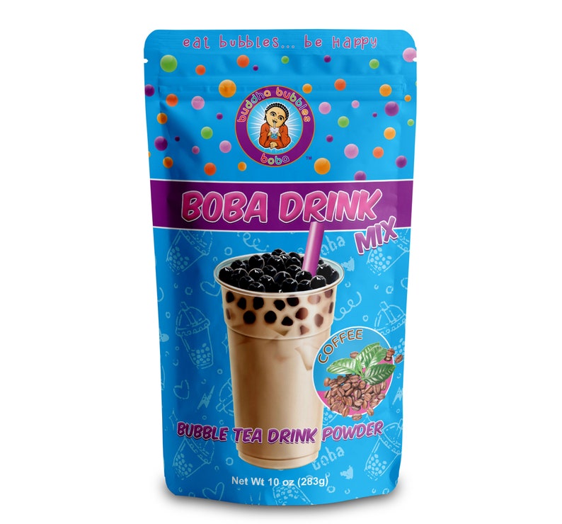 CAFE LATTE COFFEE Boba / Bubble Tea Drink Mix Powder By Buddha Bubbles Boba image 1