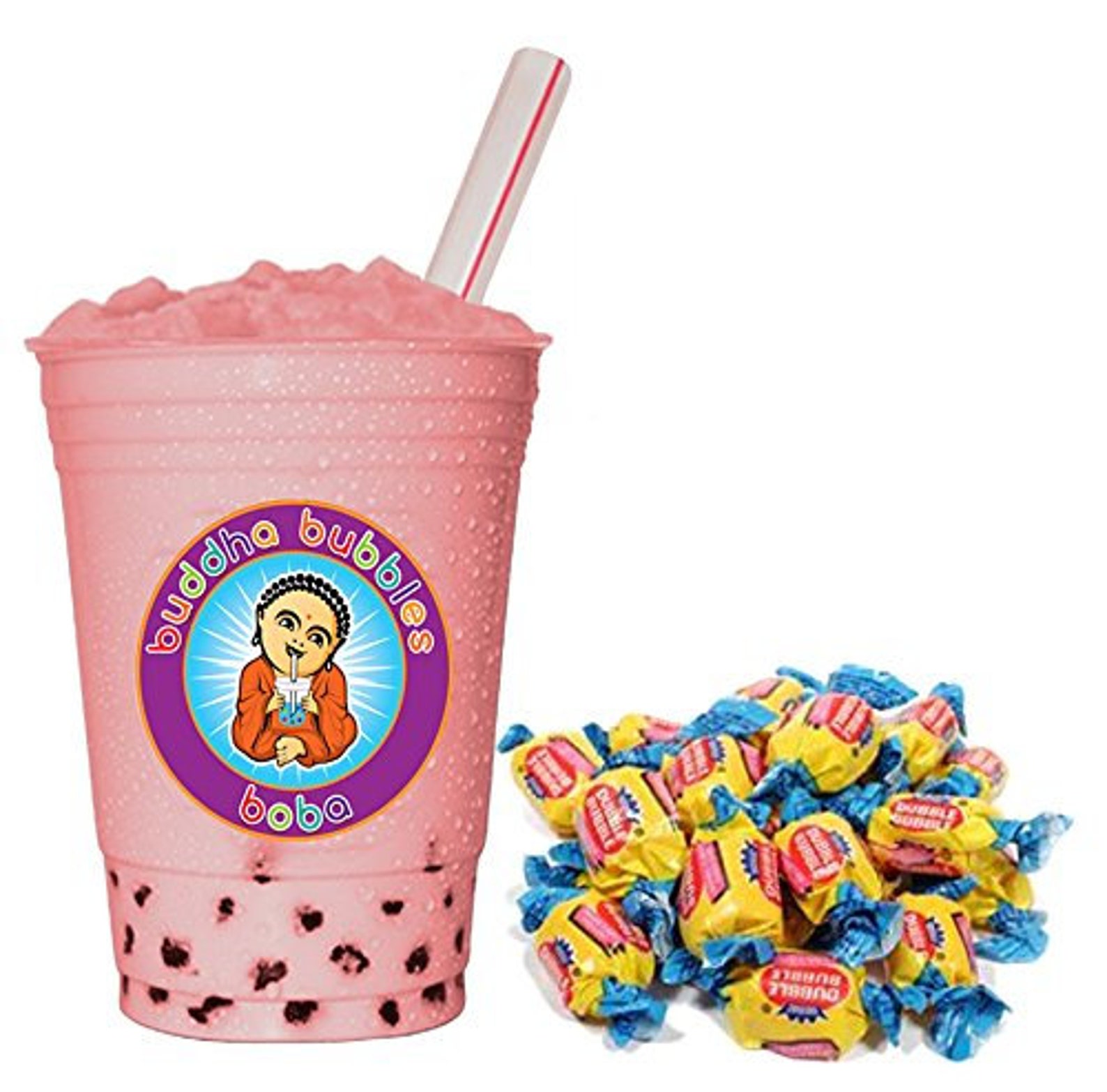 Bubble Gum Boba Bubble Tea Drink Mix Powder By Buddha Etsy