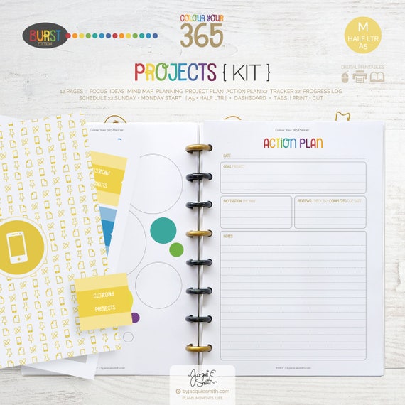Half Letter Planner Inserts Letter Plant 1 A5 A4 Printable Dashboard ...