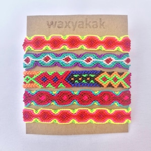 5 friendship bracelets, woven friendship bracelets, beach bracelet, chevron bracelets, boho chic bracelets, surf bracelets